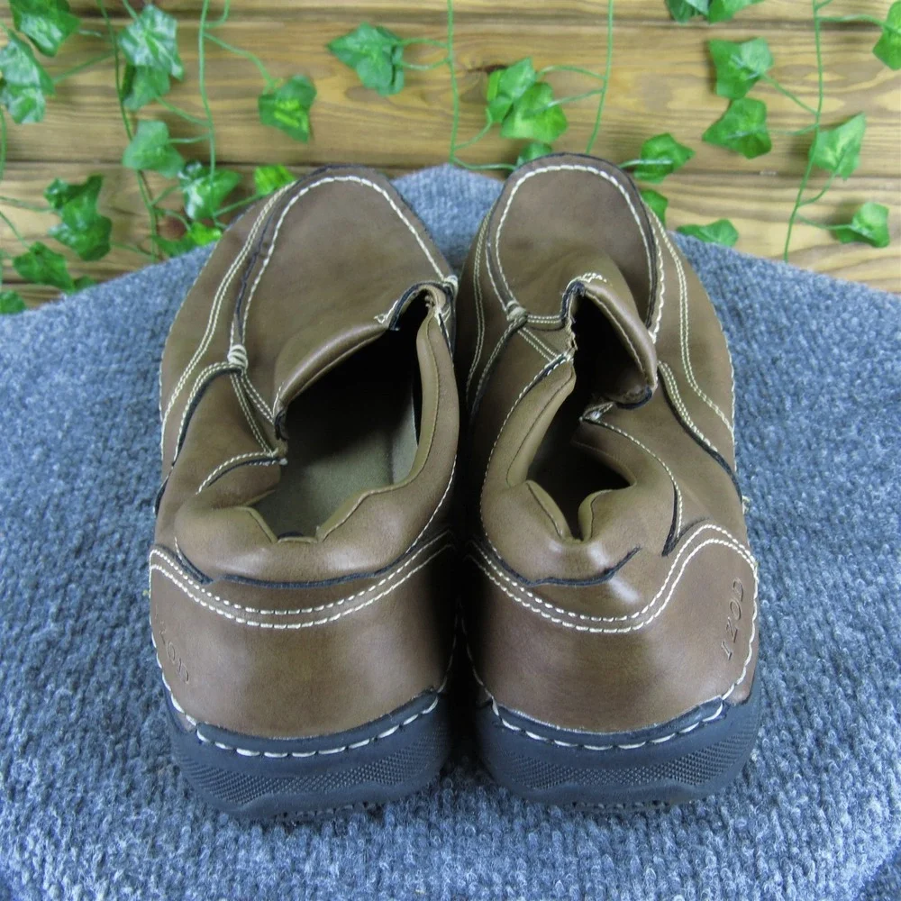 Izod Men's Charlie Loafer Brown Synthetic Size 9.5 Medium Gently Used 2025